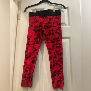 Koral Black and Red Leggings